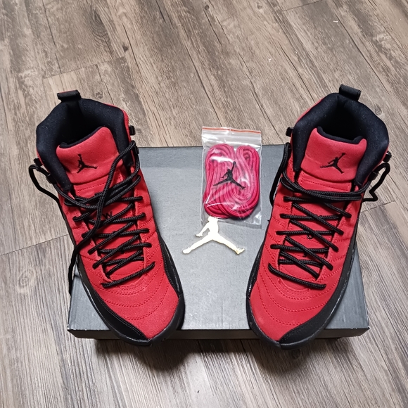 Varsity Red Mens Jordan Retro 12 Shoes Basketball Air Jordan